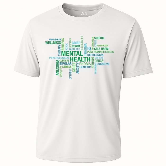 Support Mental Health Awareness Month Cooling Performance Crew T-Shirt