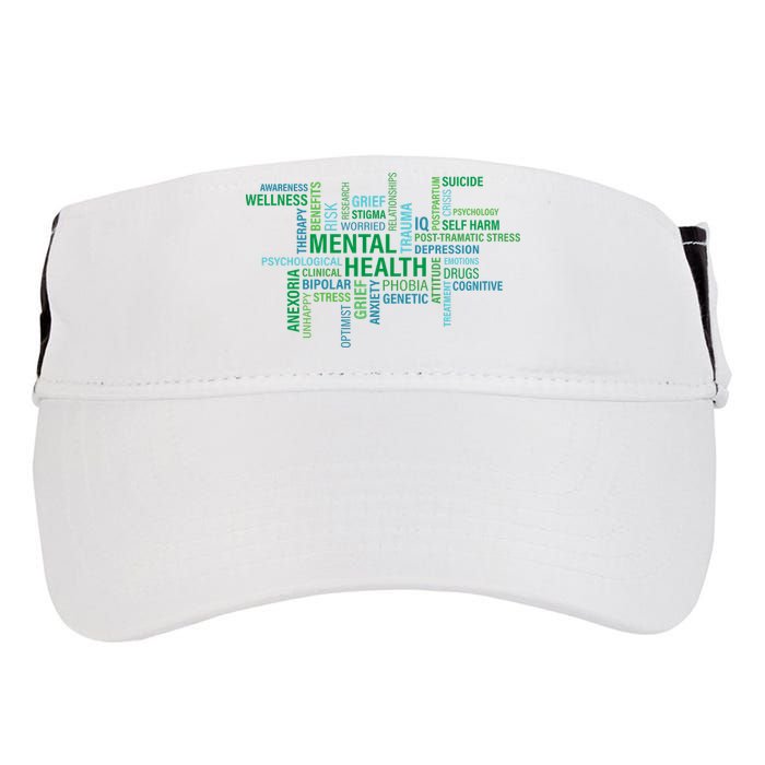 Support Mental Health Awareness Month Adult Drive Performance Visor