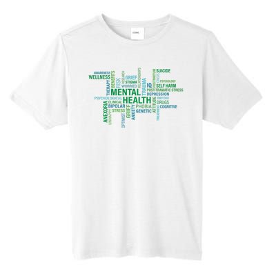 Support Mental Health Awareness Month Tall Fusion ChromaSoft Performance T-Shirt