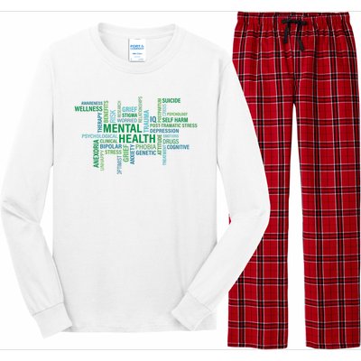 Support Mental Health Awareness Month Long Sleeve Pajama Set