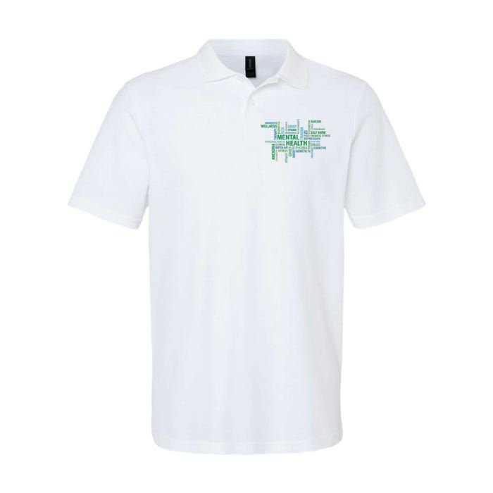 Support Mental Health Awareness Month Softstyle Adult Sport Polo