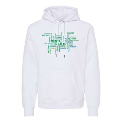 Support Mental Health Awareness Month Premium Hoodie