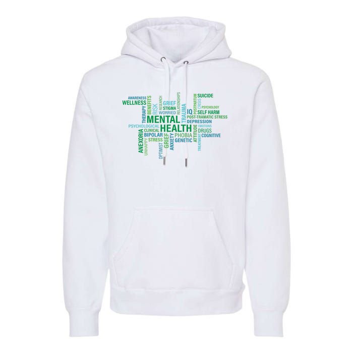 Support Mental Health Awareness Month Premium Hoodie