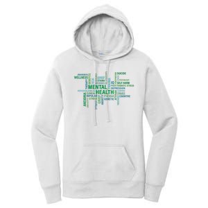 Support Mental Health Awareness Month Women's Pullover Hoodie