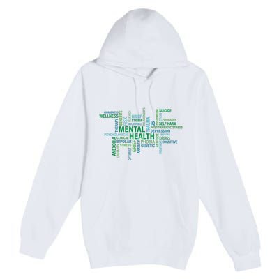 Support Mental Health Awareness Month Premium Pullover Hoodie