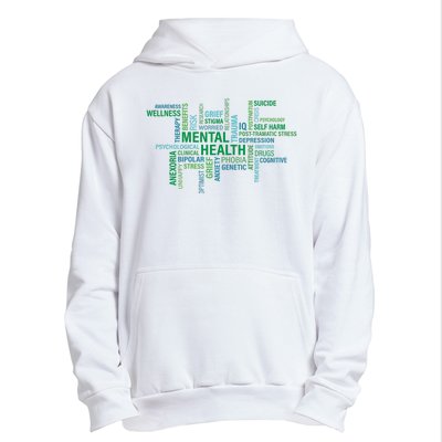 Support Mental Health Awareness Month Urban Pullover Hoodie