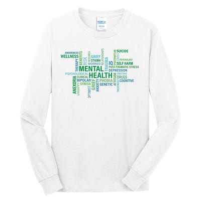 Support Mental Health Awareness Month Tall Long Sleeve T-Shirt