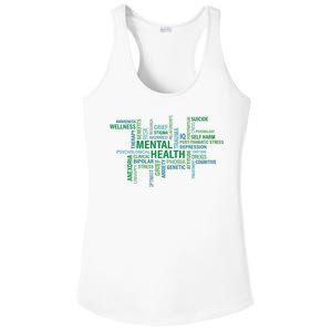 Support Mental Health Awareness Month Ladies PosiCharge Competitor Racerback Tank