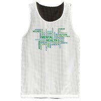 Support Mental Health Awareness Month Mesh Reversible Basketball Jersey Tank