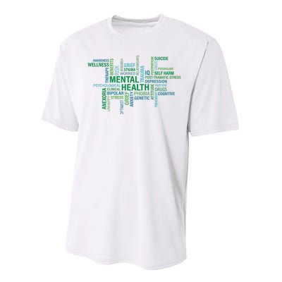 Support Mental Health Awareness Month Performance Sprint T-Shirt