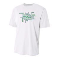 Support Mental Health Awareness Month Youth Performance Sprint T-Shirt