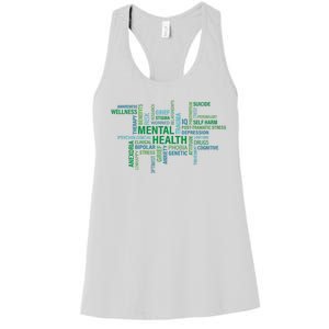 Support Mental Health Awareness Month Women's Racerback Tank