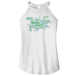 Support Mental Health Awareness Month Women's Perfect Tri Rocker Tank