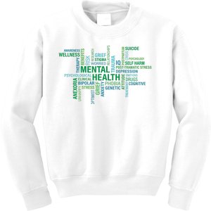 Support Mental Health Awareness Month Kids Sweatshirt