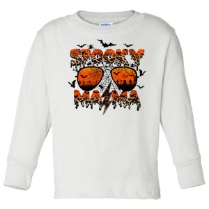 Spooky Mama Halloween Vacation Toddler Long Sleeve Shirt