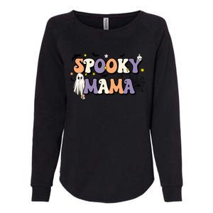 Spooky Mama Halloween Mom Ghost Witchy Costume Gift Womens California Wash Sweatshirt