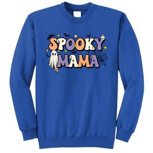 Spooky Mama Halloween Mom Ghost Witchy Costume Gift Sweatshirt