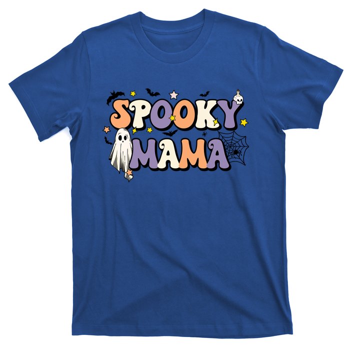 Spooky Mama Halloween Mom Ghost Witchy Costume Gift T-Shirt