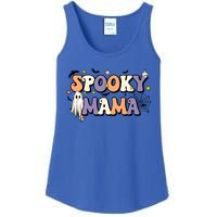 Spooky Mama Halloween Mom Ghost Witchy Costume Gift Ladies Essential Tank