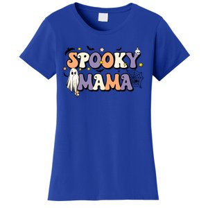 Spooky Mama Halloween Mom Ghost Witchy Costume Gift Women's T-Shirt