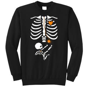 Skeleton Maternity Halloween Mom Costume Pregnancy Tees Xray Sweatshirt