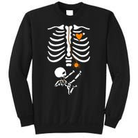 Skeleton Maternity Halloween Mom Costume Pregnancy Tees Xray Sweatshirt