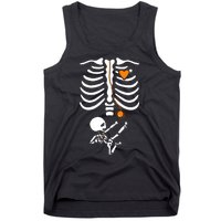 Skeleton Maternity Halloween Mom Costume Pregnancy Tees Xray Tank Top