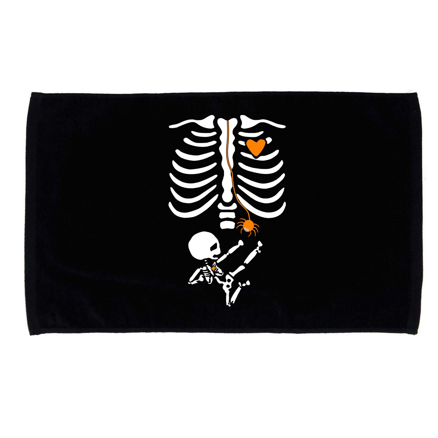 Skeleton Maternity Halloween Mom Costume Pregnancy Tees Xray Microfiber Hand Towel