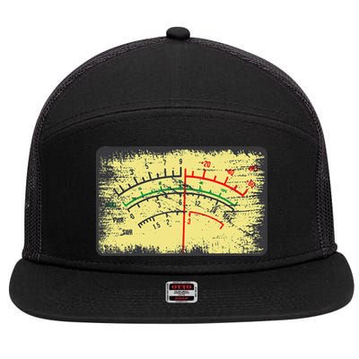 Swr Meter Ham Radio Operator Amateur Radio Enthusiast 7 Panel Mesh Trucker Snapback Hat