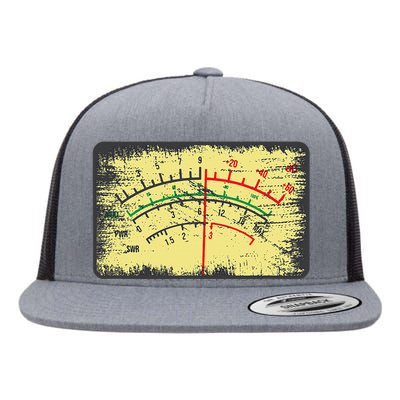 Swr Meter Ham Radio Operator Amateur Radio Enthusiast Flat Bill Trucker Hat