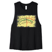 Swr Meter Ham Radio Operator Amateur Radio Enthusiast Women's Racerback Cropped Tank