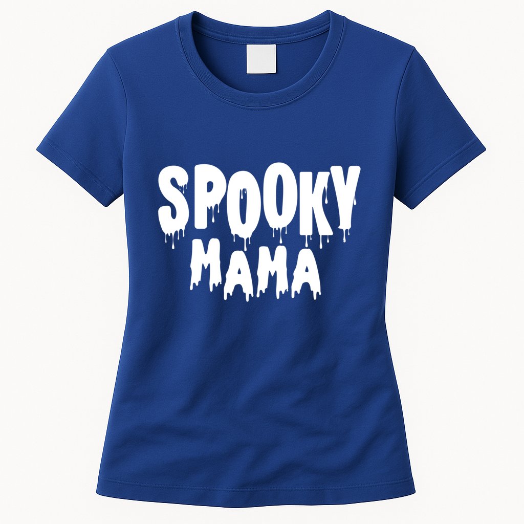 Spooky Mama Halloween Funny Gift Cute Gift Womens T-Shirt