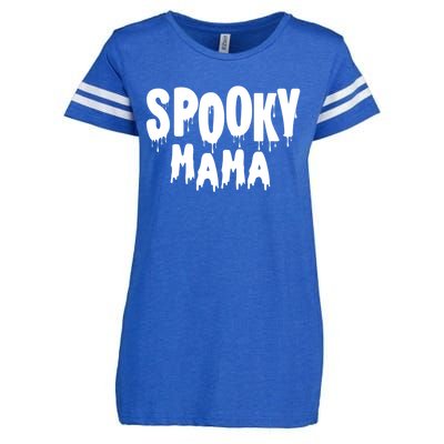 Spooky Mama Halloween Funny Gift Cute Gift Enza Ladies Jersey Football T-Shirt