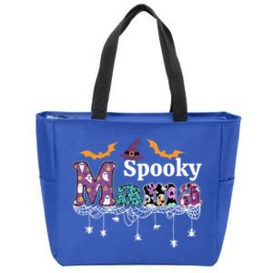 Spooky Mama Halloween Gift Zip Tote Bag