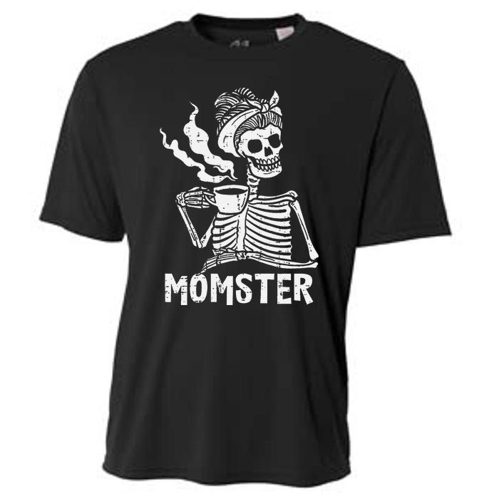 Spooky Momster Hilarious Halloween Coffee Mug for Moms Cooling Performance Crew T-Shirt