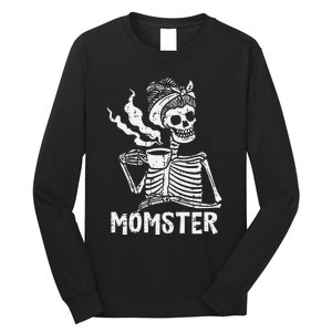 Spooky Momster Hilarious Halloween Coffee Mug for Moms Long Sleeve Shirt