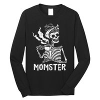 Spooky Momster Hilarious Halloween Coffee Mug for Moms Long Sleeve Shirt