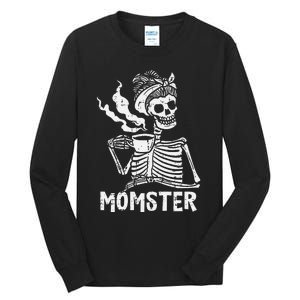 Spooky Momster Hilarious Halloween Coffee Mug for Moms Tall Long Sleeve T-Shirt