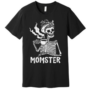 Spooky Momster Hilarious Halloween Coffee Mug for Moms Premium T-Shirt