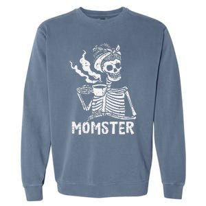 Spooky Momster Hilarious Halloween Coffee Mug for Moms Garment-Dyed Sweatshirt