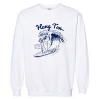 Surfing Moses Hang Ten Surfer Surfing Lover Gifts Garment-Dyed Sweatshirt