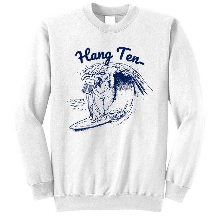 Surfing Moses Hang Ten Surfer Surfing Lover Gifts Sweatshirt