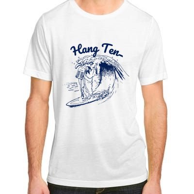 Surfing Moses Hang Ten Surfer Surfing Lover Gifts Adult ChromaSoft Performance T-Shirt