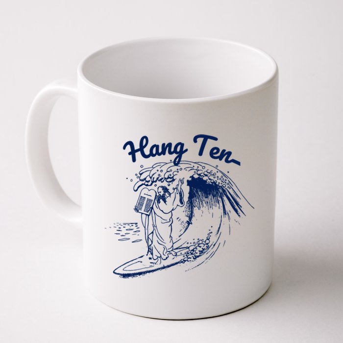 Surfing Moses Hang Ten Surfer Surfing Lover Gifts Coffee Mug