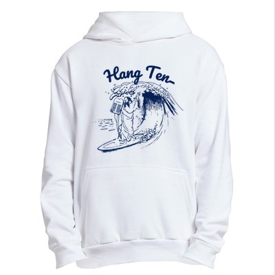 Surfing Moses Hang Ten Surfer Surfing Lover Gifts Urban Pullover Hoodie