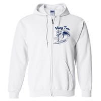 Surfing Moses Hang Ten Surfer Surfing Lover Gifts Full Zip Hoodie