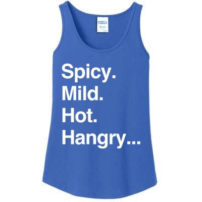 Spicy Mild Hot Hangry Cute Funny Gift Ladies Essential Tank