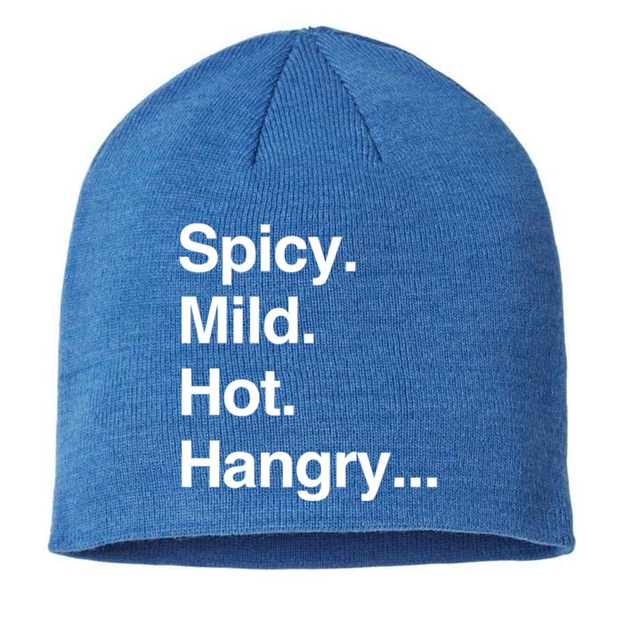 Spicy Mild Hot Hangry Cute Funny Gift Sustainable Beanie