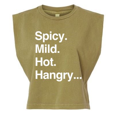 Spicy Mild Hot Hangry Cute Funny Gift Garment-Dyed Women's Muscle Tee