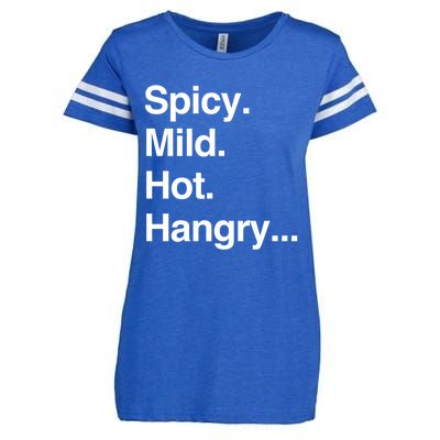 Spicy Mild Hot Hangry Cute Funny Gift Enza Ladies Jersey Football T-Shirt